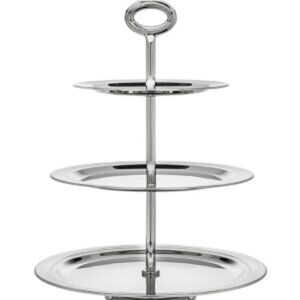 Godinger Revere 3-Tier Stand - Silver